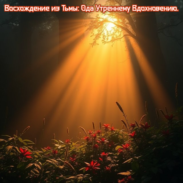 Восхождение из Тьмы: Ода Утреннему Вдохновению. Премьера прозы!!!