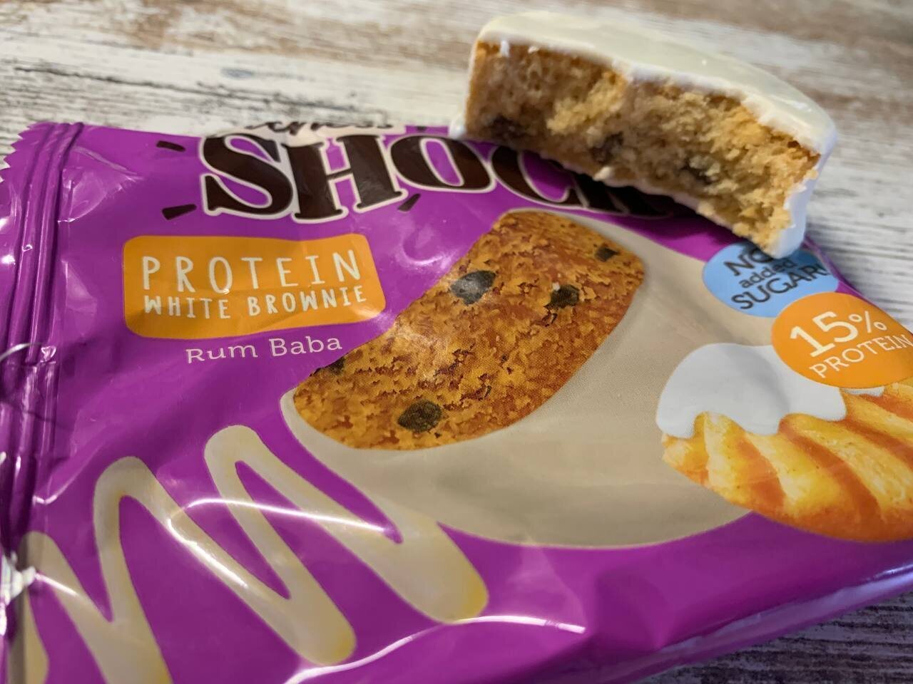 Fitnes shock для любителей сладкого на диете: отзыв на протеиновый брауни «Ромовая баба»