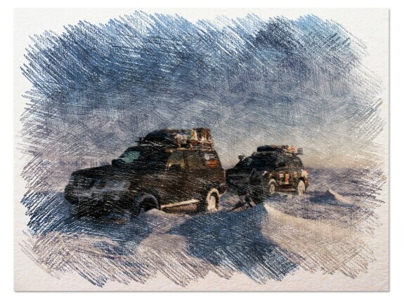 Приближались два джипа... Я испугался и крепче сжал ружье