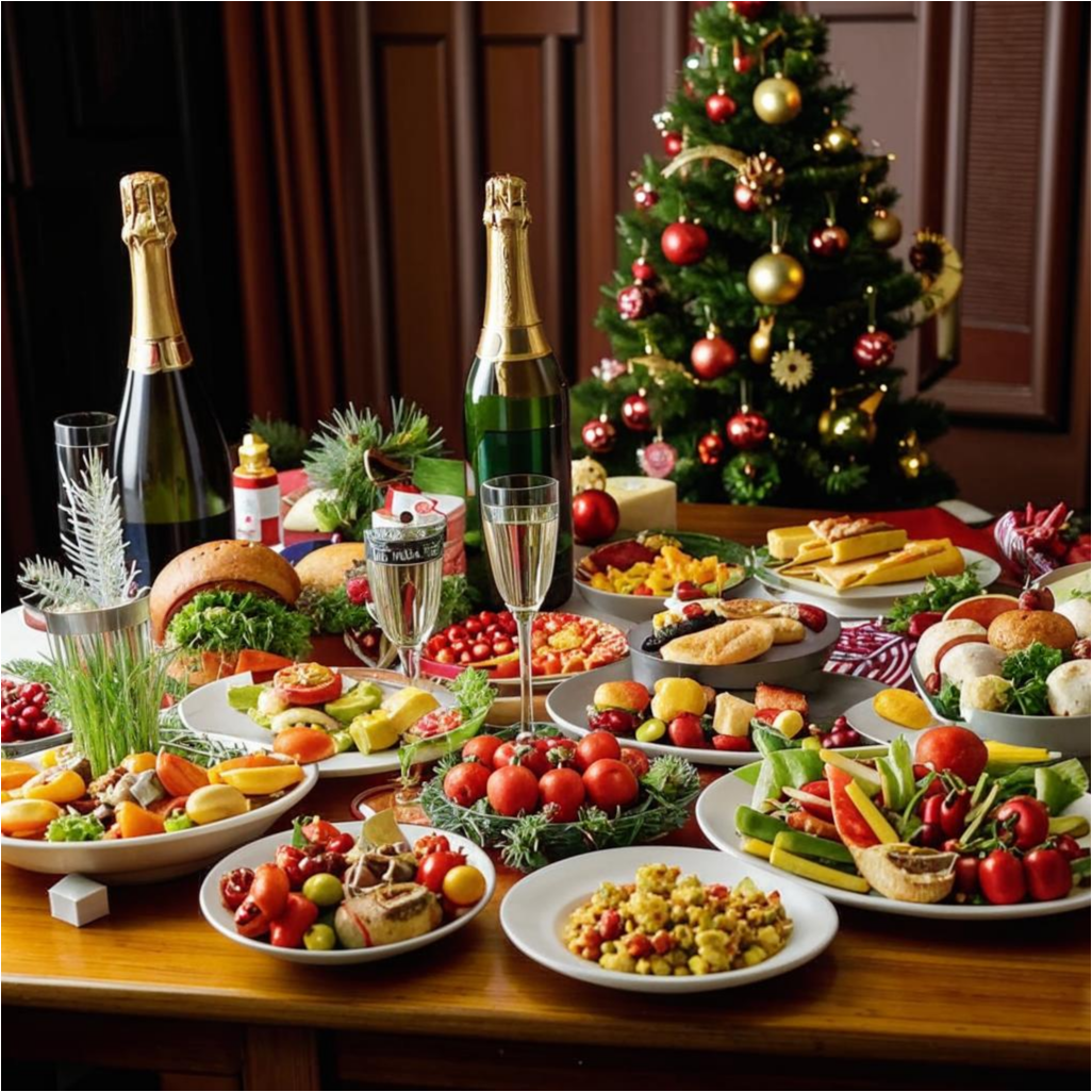 Шампанское. Символ праздника и истории.