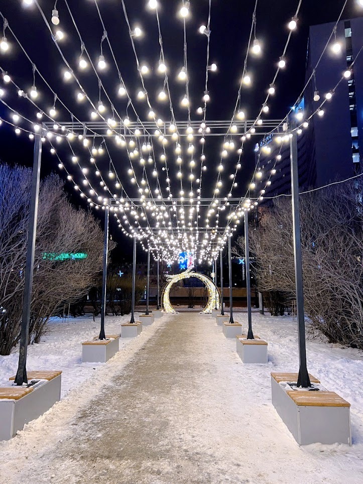 Новогодний Мурманск в фотографиях! Праздничные украшения, ёлки, инсталляции. Для новогоднего настроения!