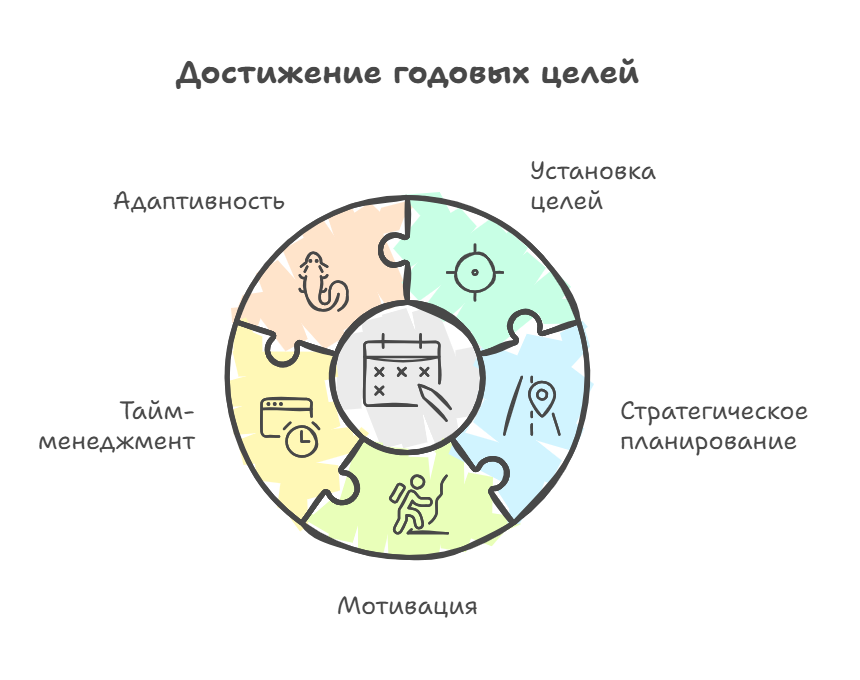 Как достичь 10 крупных целей за год