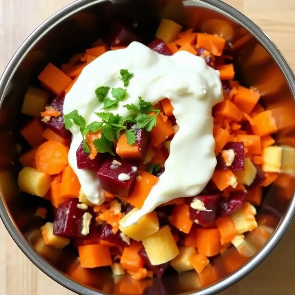 Салат "Новогодний огонек"