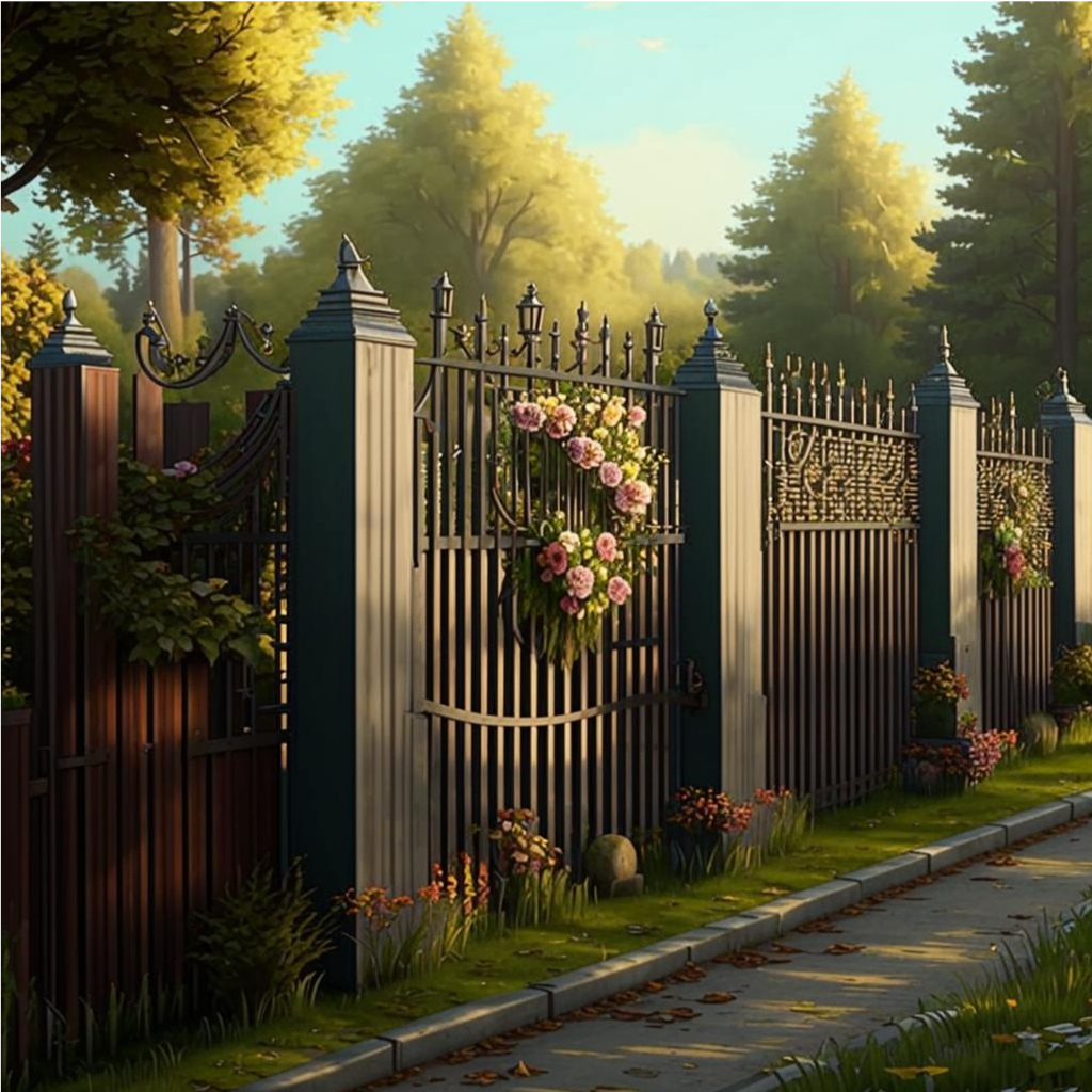 Как правильно создать красивый забор для дачного участка?