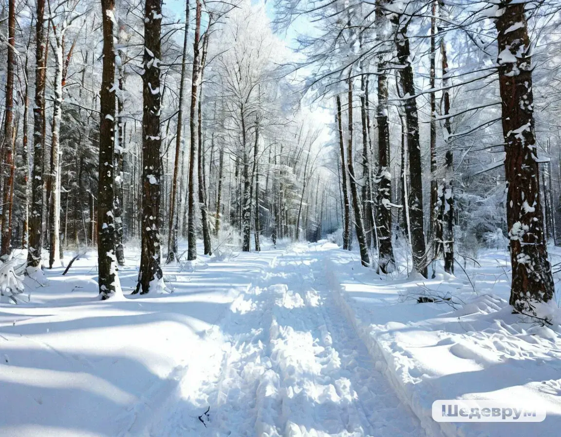 Белый, белый, белый снег...Белая зима. Январь