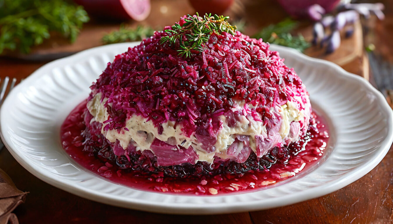 Селедка под шубой — классика русской кухни