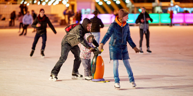 Многодетные семьи смогут посетить московские катки бесплатно