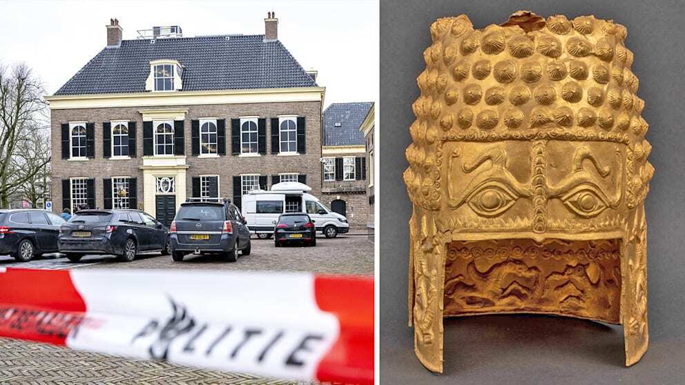 Воры украли 2500-летний золотой шлем из музея