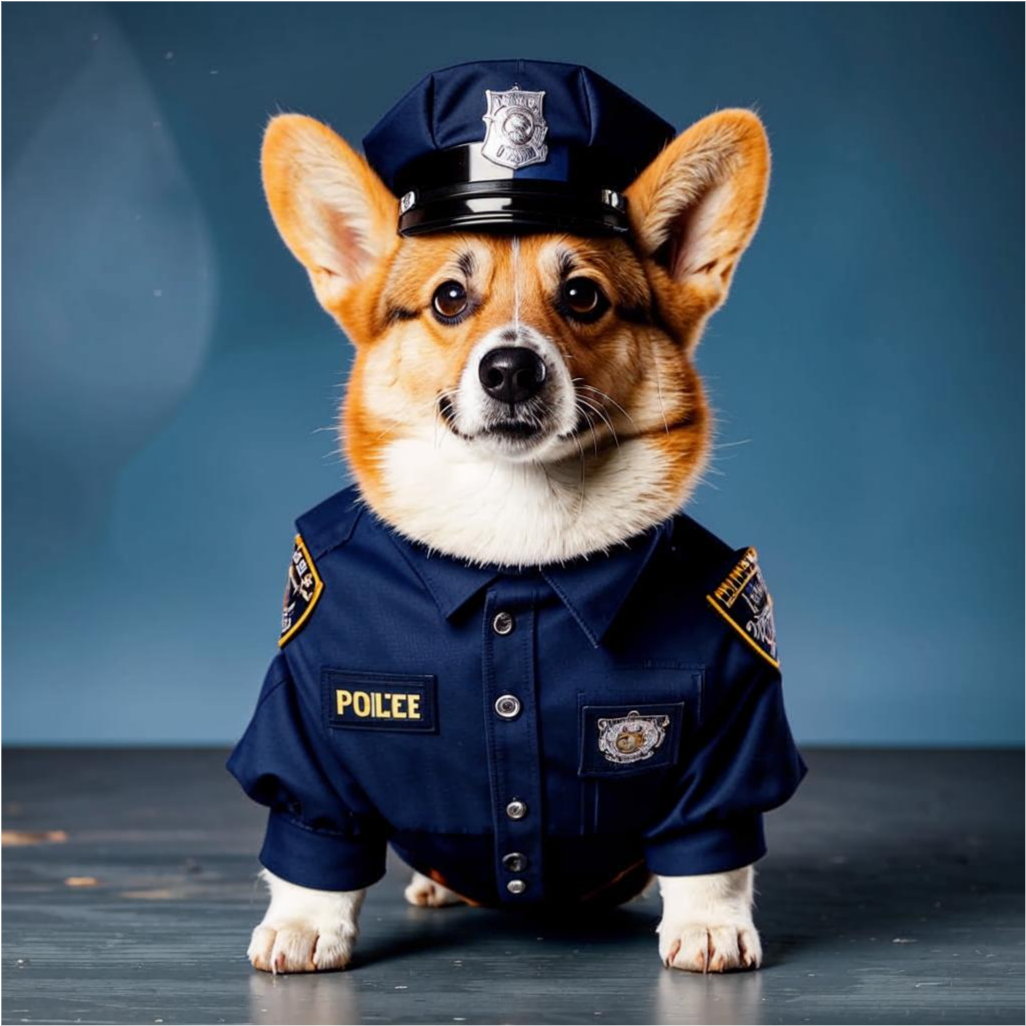 Нарушил режим? Корги-полицейский в Китае лишился угощений из-за сна на рабочем месте и не только