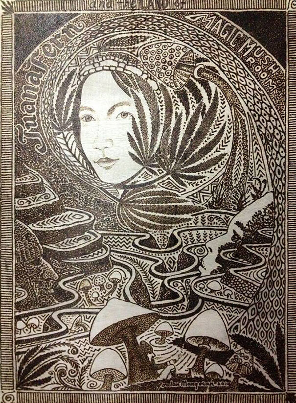 Филиппинский художник использует лупу и солнечный свет для создания своих картин