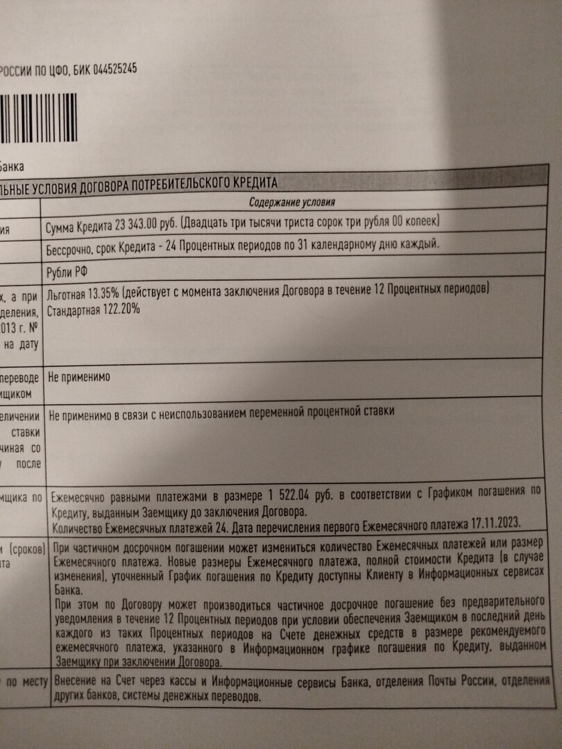 Взяли беспроцентную рассрочку, но оказались с кредитом под 122% годовых на 24 месяца. Я в шоке