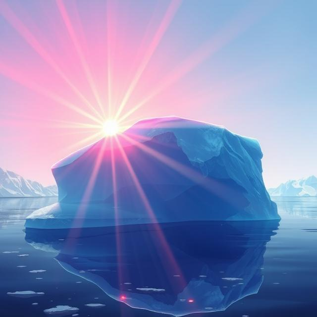 Почему айсберги светятся голубым? Оптические эффекты замерзшей воды. Интересные факты. Оптический эффект