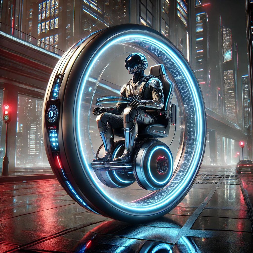 Концепция футуристического моноколеса GyroSphere X