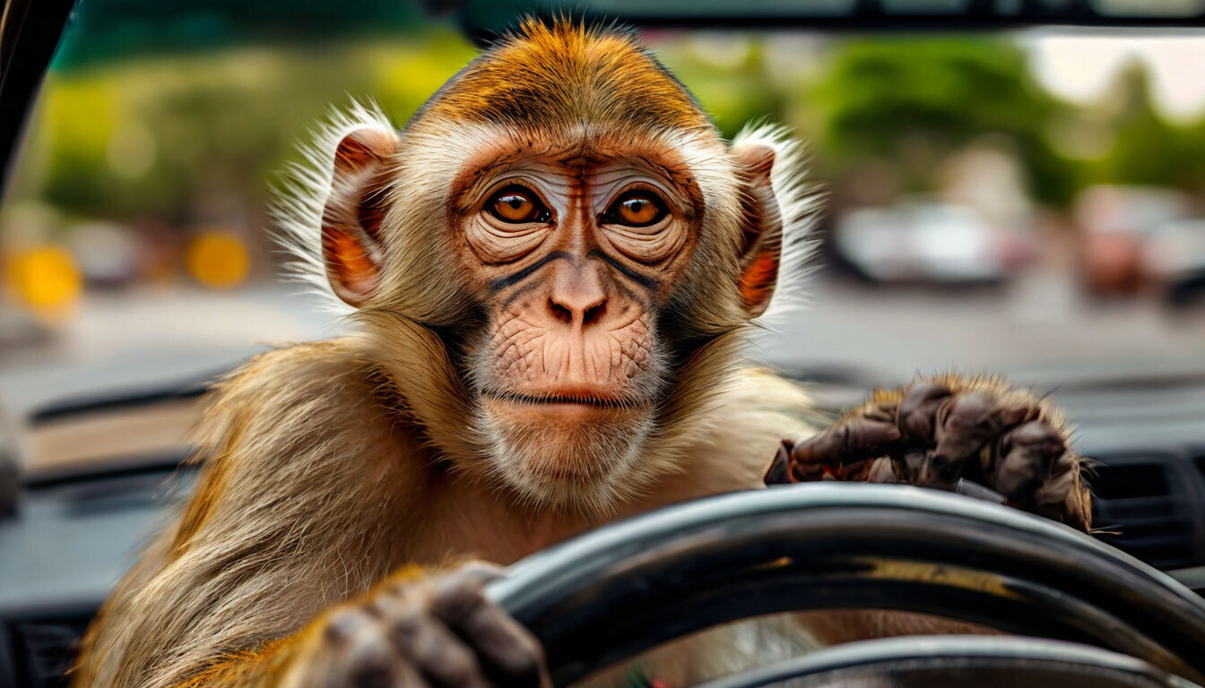 Обезьяньи традиции на наших дорогах