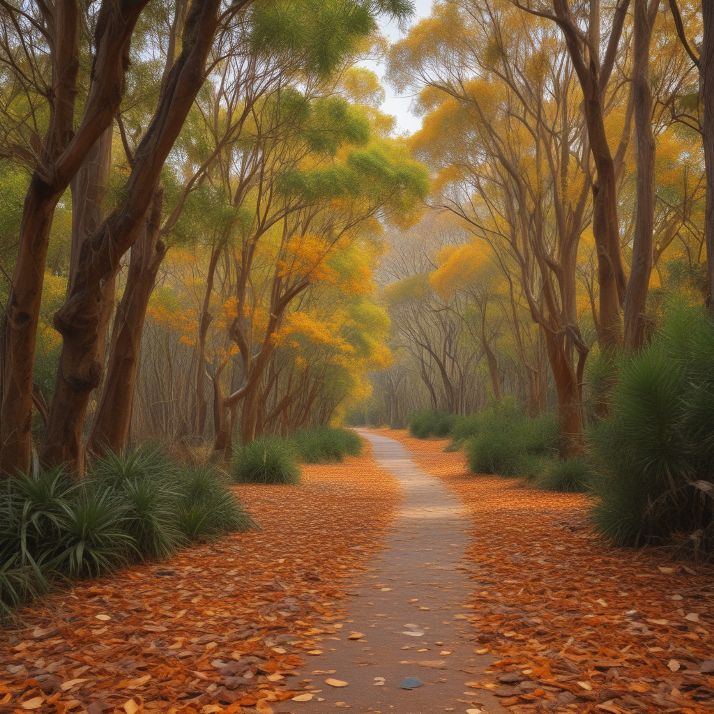 Осень в Австралии наступает в марте