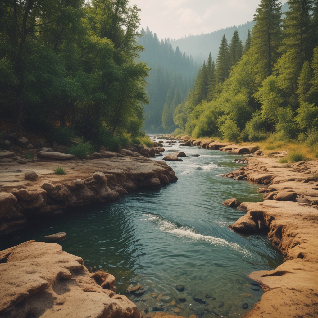 Существует река, которая никогда не пересыхает, даже в самые жаркие годы