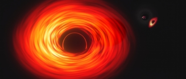 Астрономы сделали сенсационное открытие: в центре гравитационной линзы «Космическая подкова» обнаружена ультрамассивная чёрная дыра