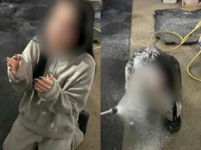 Группа молодых людей жестоко издевалась над учащимися колледжа на местной автомойке