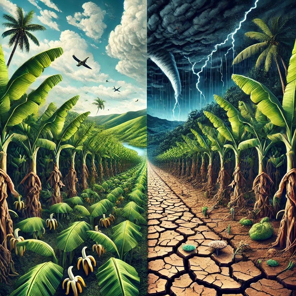 Ждем глобальный кризис? Изменение климата поставило под угрозу производство бананов в Латинской Америке и на Карибах
