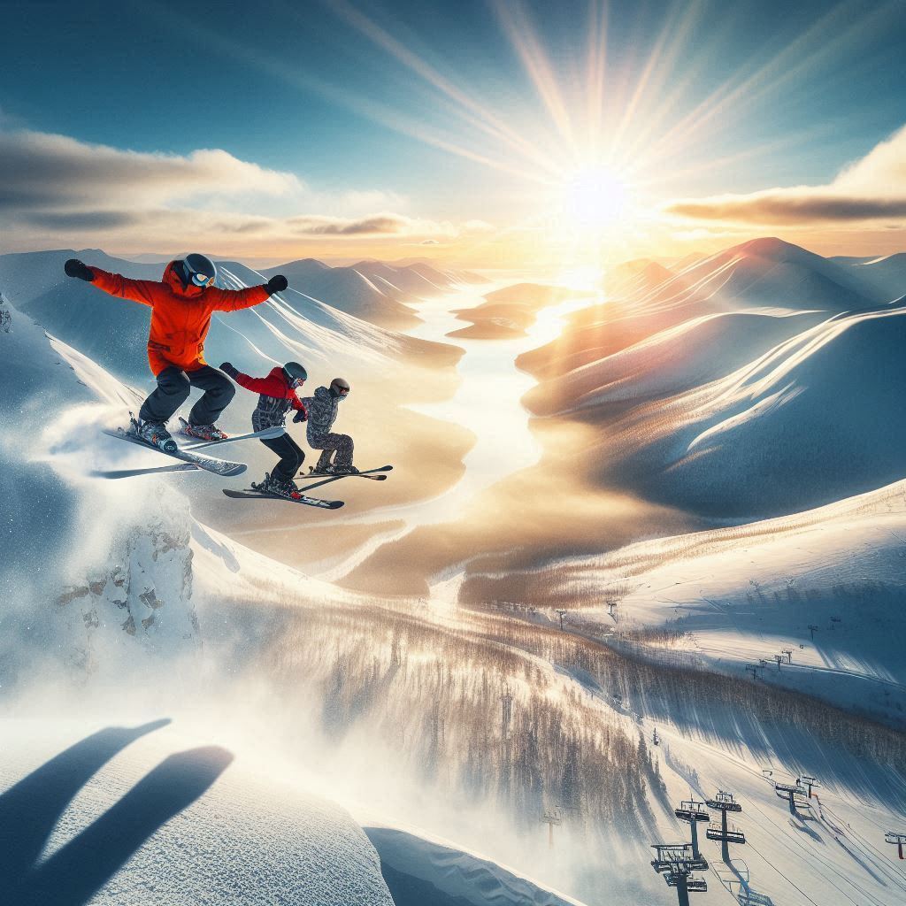 Кировск — столица горнолыжного спорта и северного туризма.