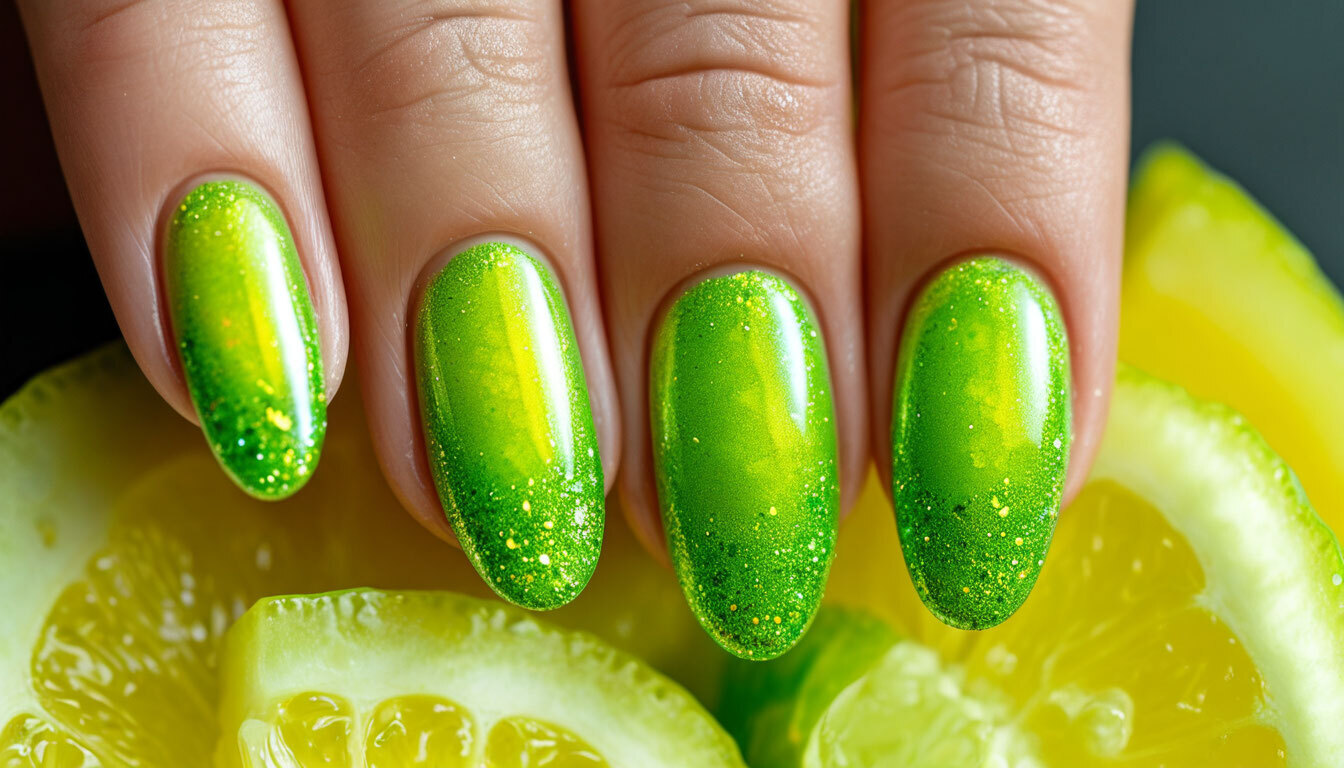 Лимонный маникюр (часть 1)