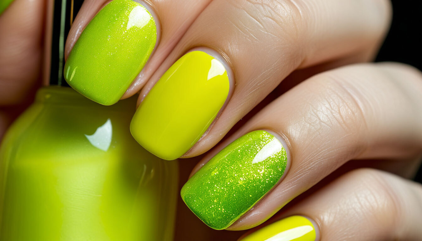 Лимонный маникюр (часть 1)