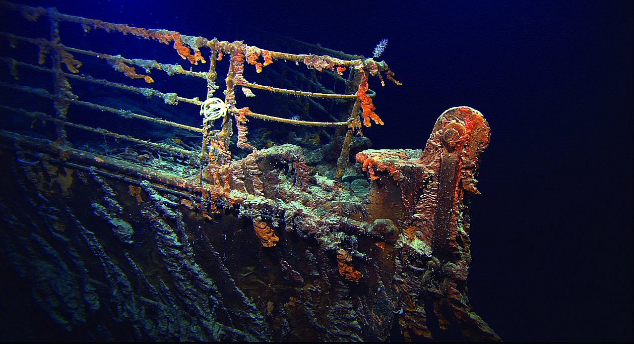 Фотографии обломков знаменитого "Титаника", сделанные на дне Атлантического океана