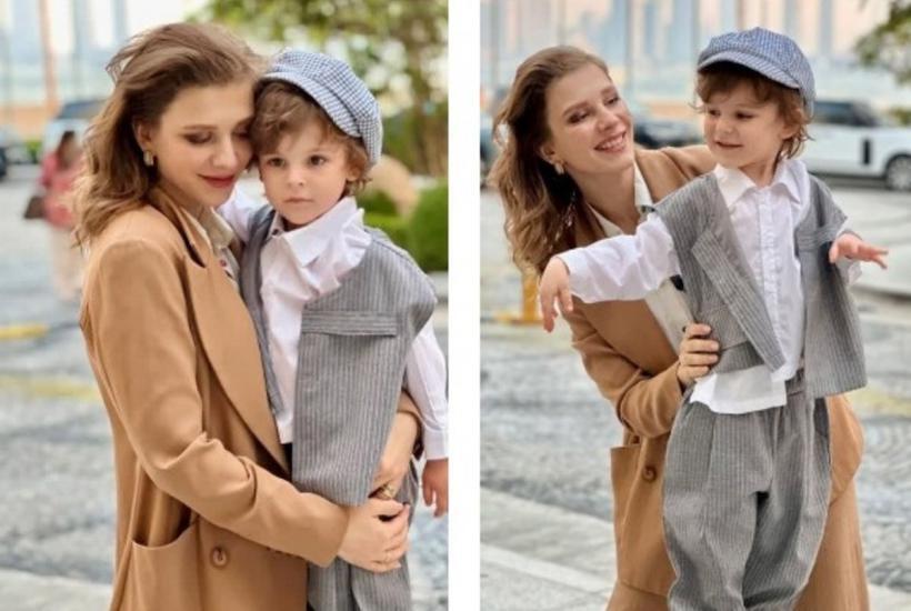 Лиза Арзамасова опубликовала весеннюю фотосессию с сыном Львом