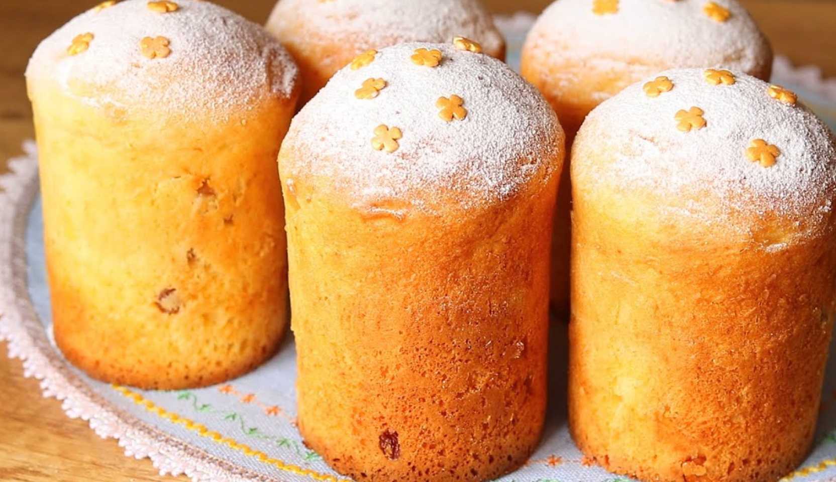 Нежные пасхальные творожные куличи без дрожжей: рецепт без хлопот