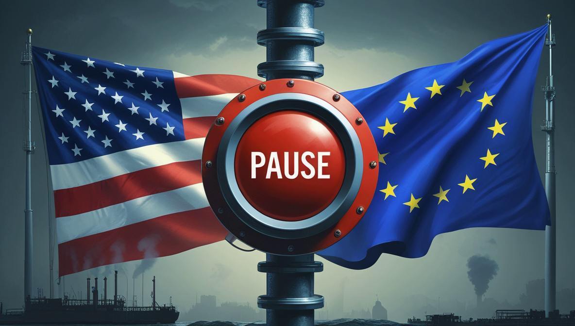 Газовый манёвр: ЕС отложил запрет на газ из России из-за угроз со стороны США