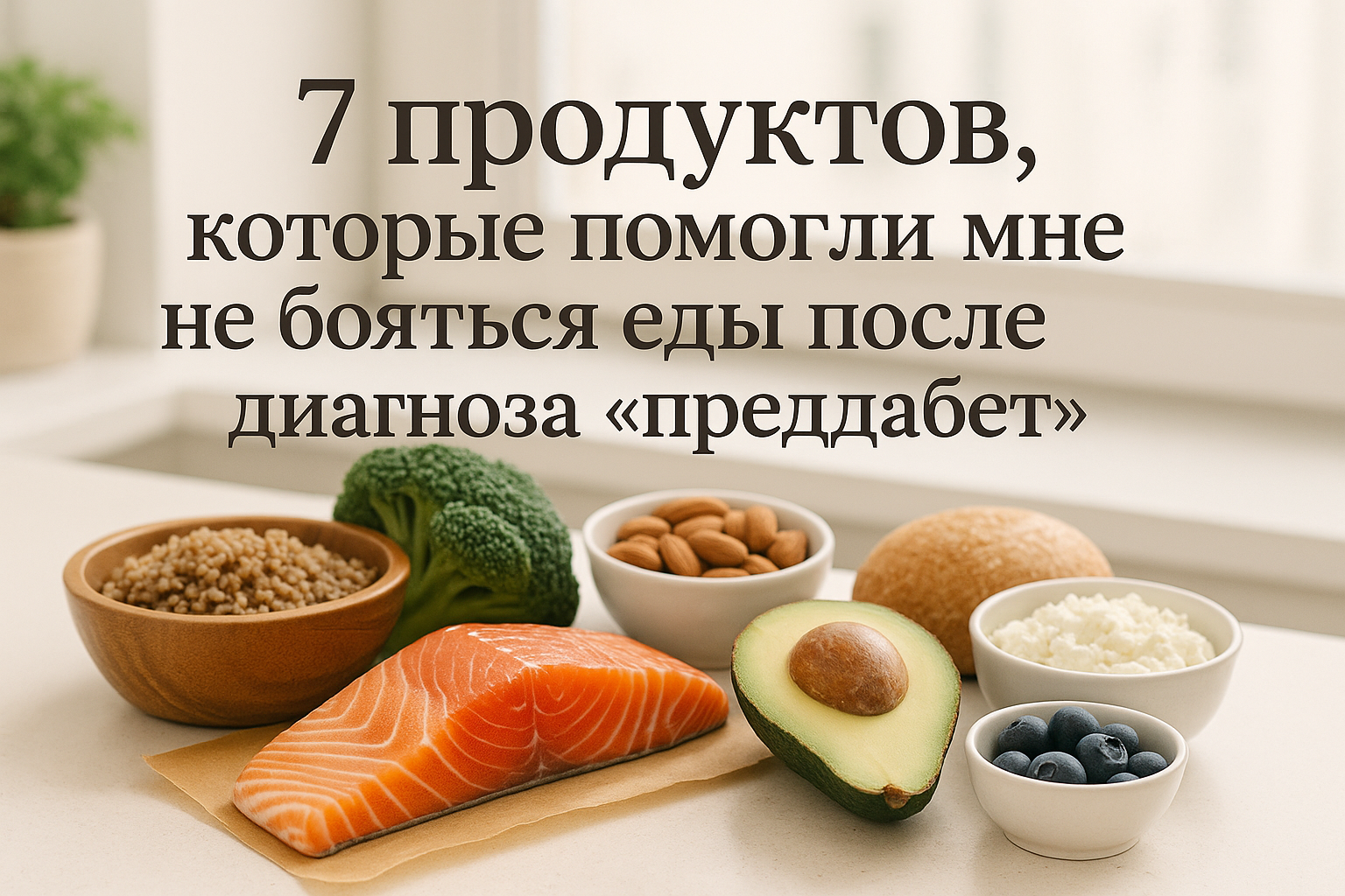 7 продуктов, которые помогли мне не бояться еды после диагноза “преддиабет”