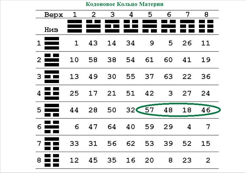 А были ли кодоновые кольца?