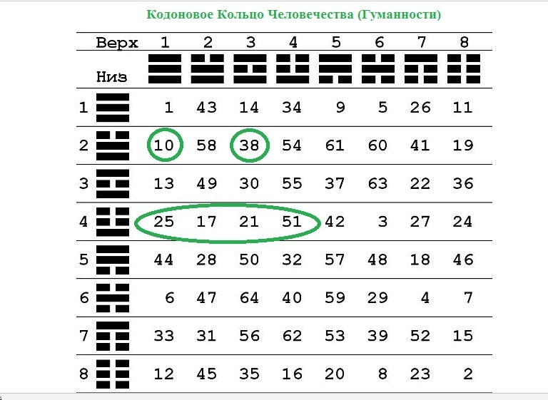 А были ли кодоновые кольца?