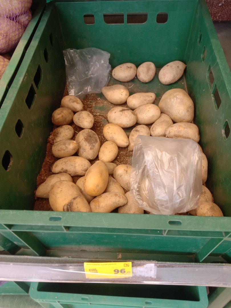 Показываю, сколько стоит картошка на Урале и какую покупаем мы