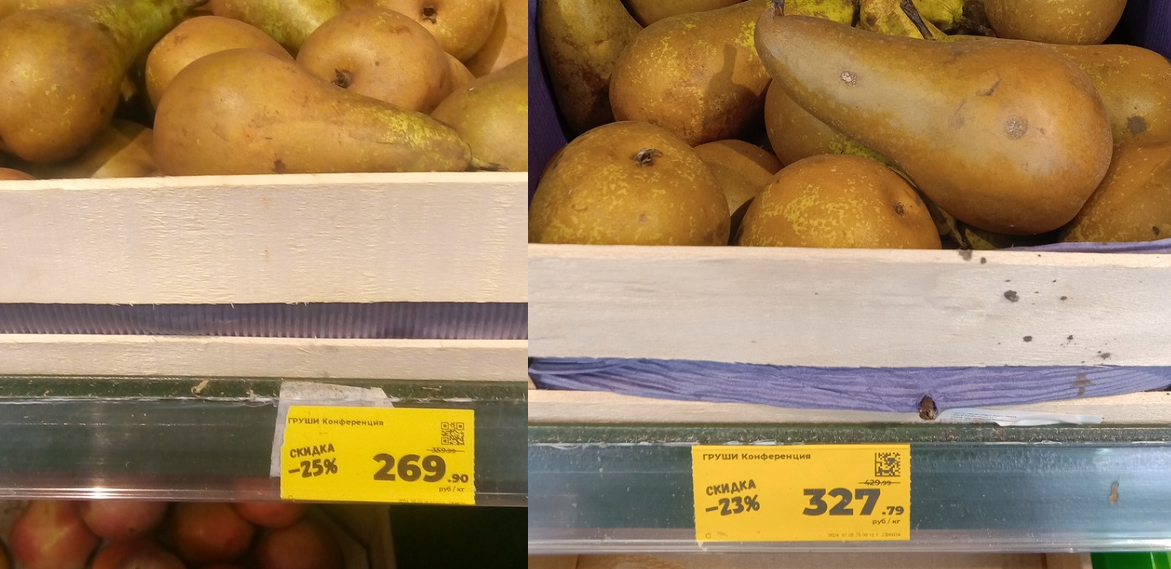 Реальная инфляция: как изменились цены на овощи и фрукты в «Магните» с марта по май