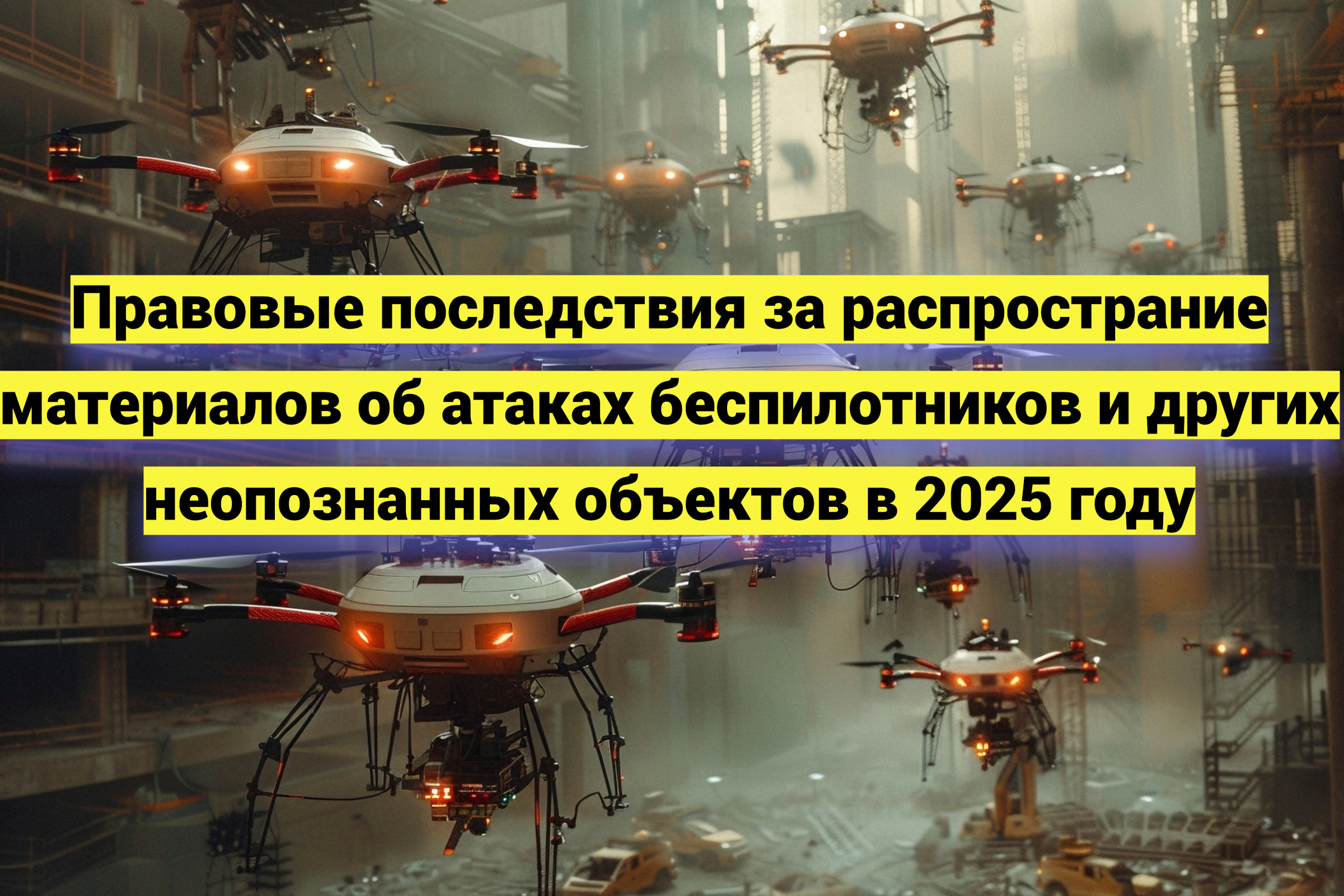 Штраф до 300 тысяч и до 20 лет тюрьмы – за распространение материалов об атаках дронов