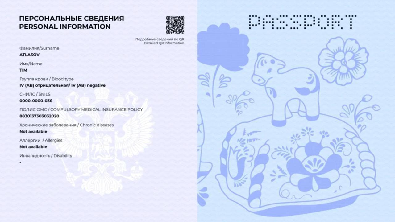 Прототип нового паспорта