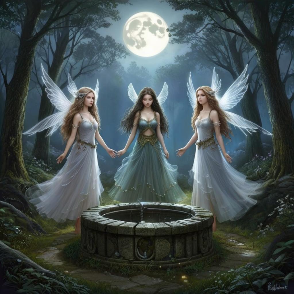 Детская сказка о трёх сёстрах.