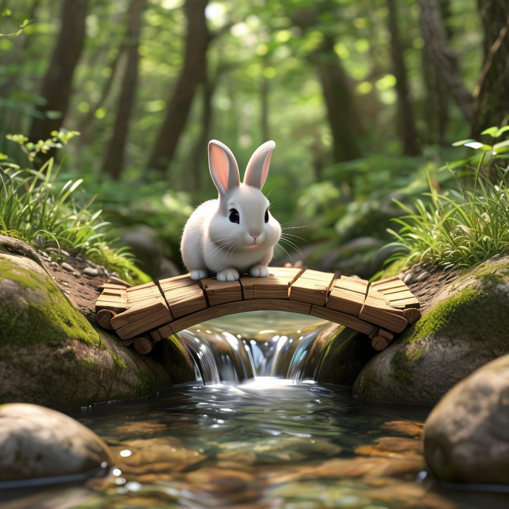 Сказка на ночь про зайчика и его приключения.