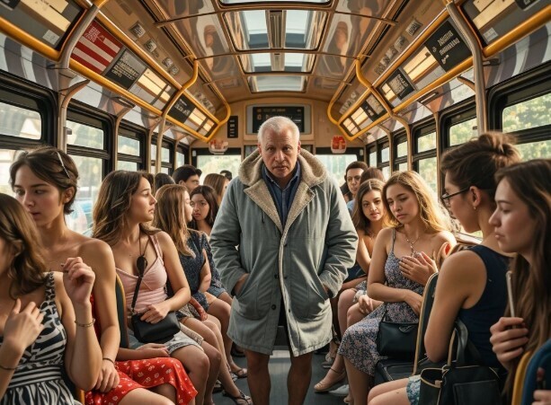 Общественный транспорт и его "обитатели". Минутка юмора