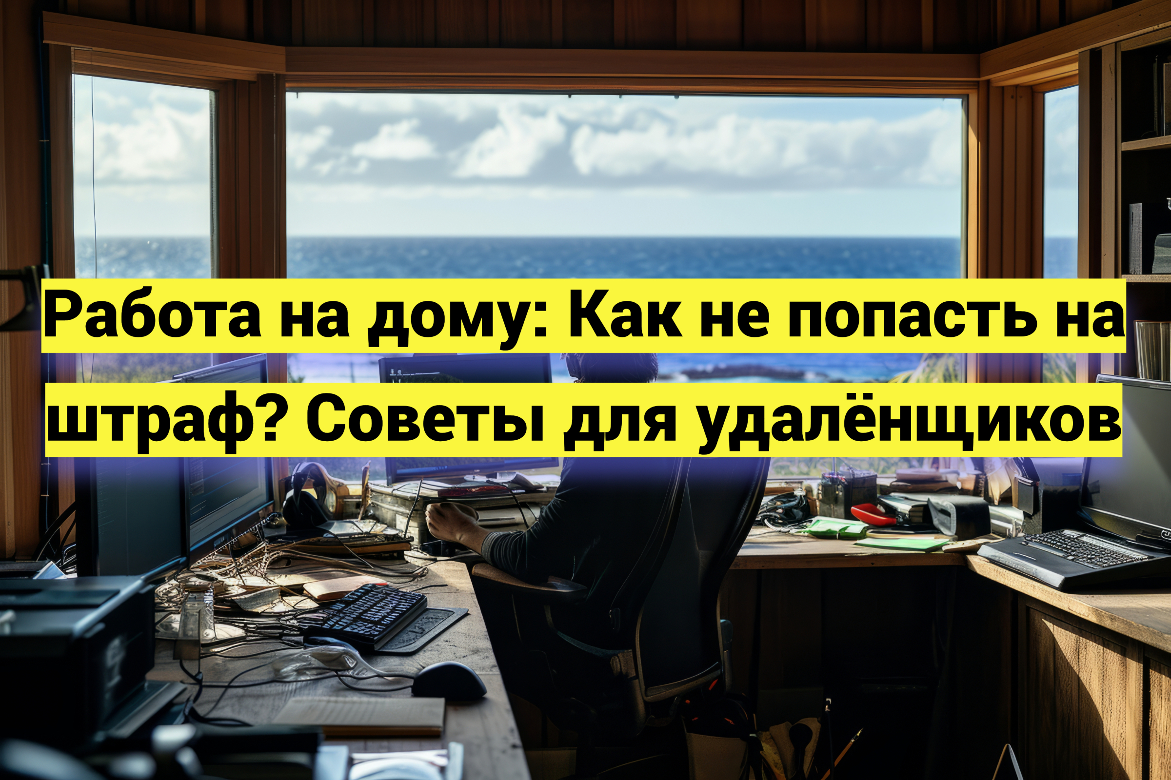 Работа на дому: Как не попасть на штраф? Советы для удалёнщиков