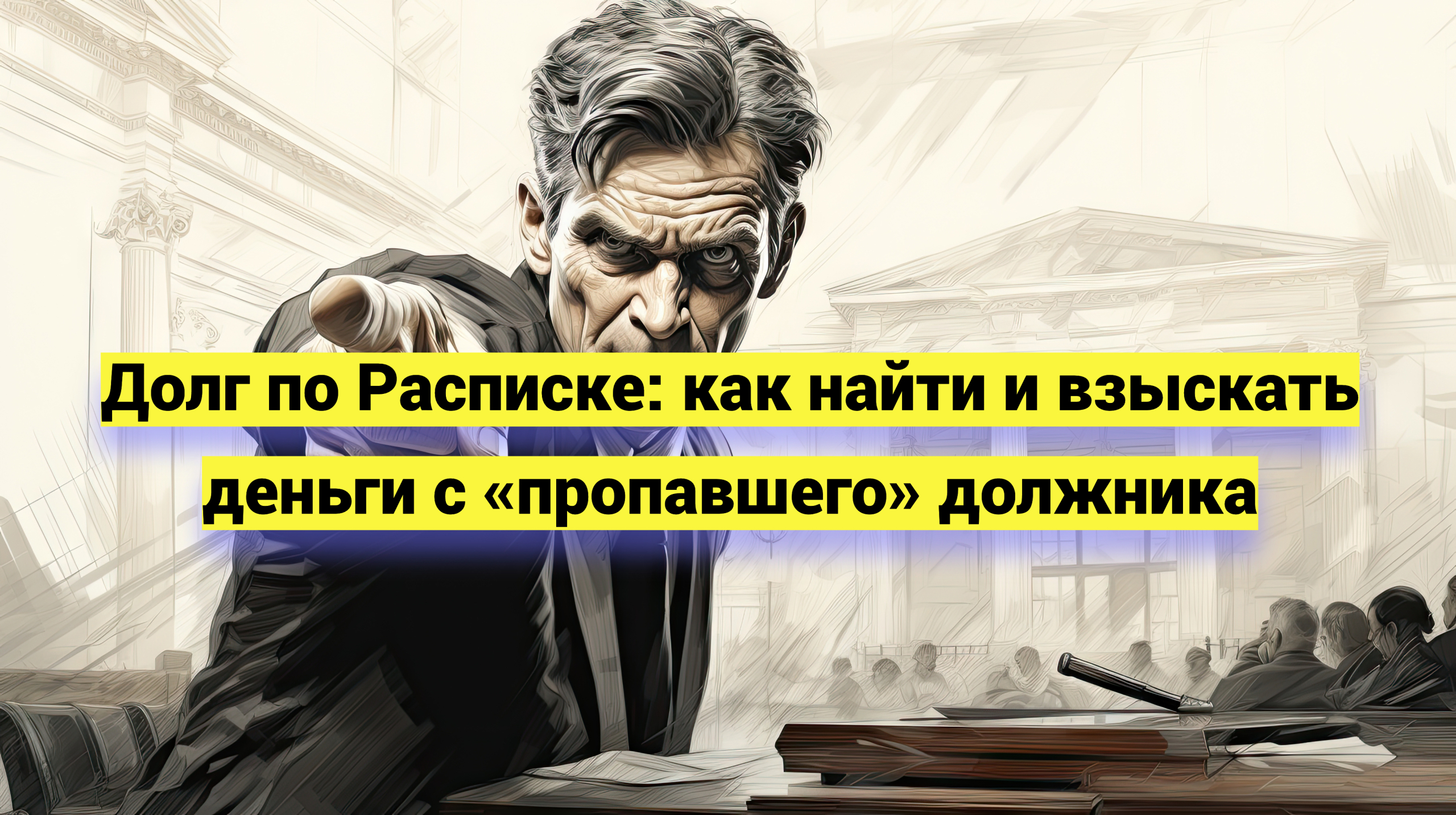 Долг по расписке: как найти и взыскать деньги с «пропавшего» должника