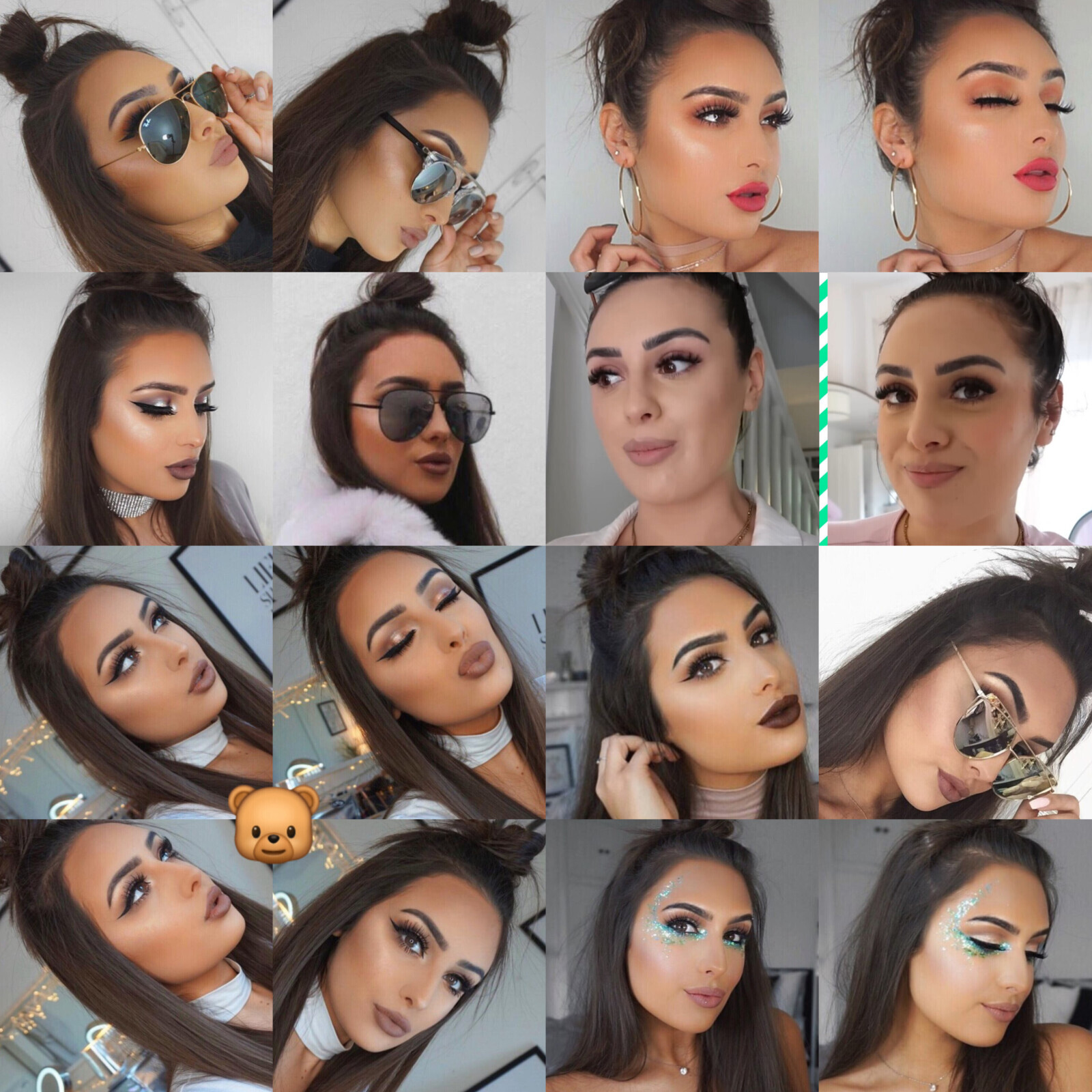 Эми-Роуз Уокер Пучок Причёски Небрежный Тёмный