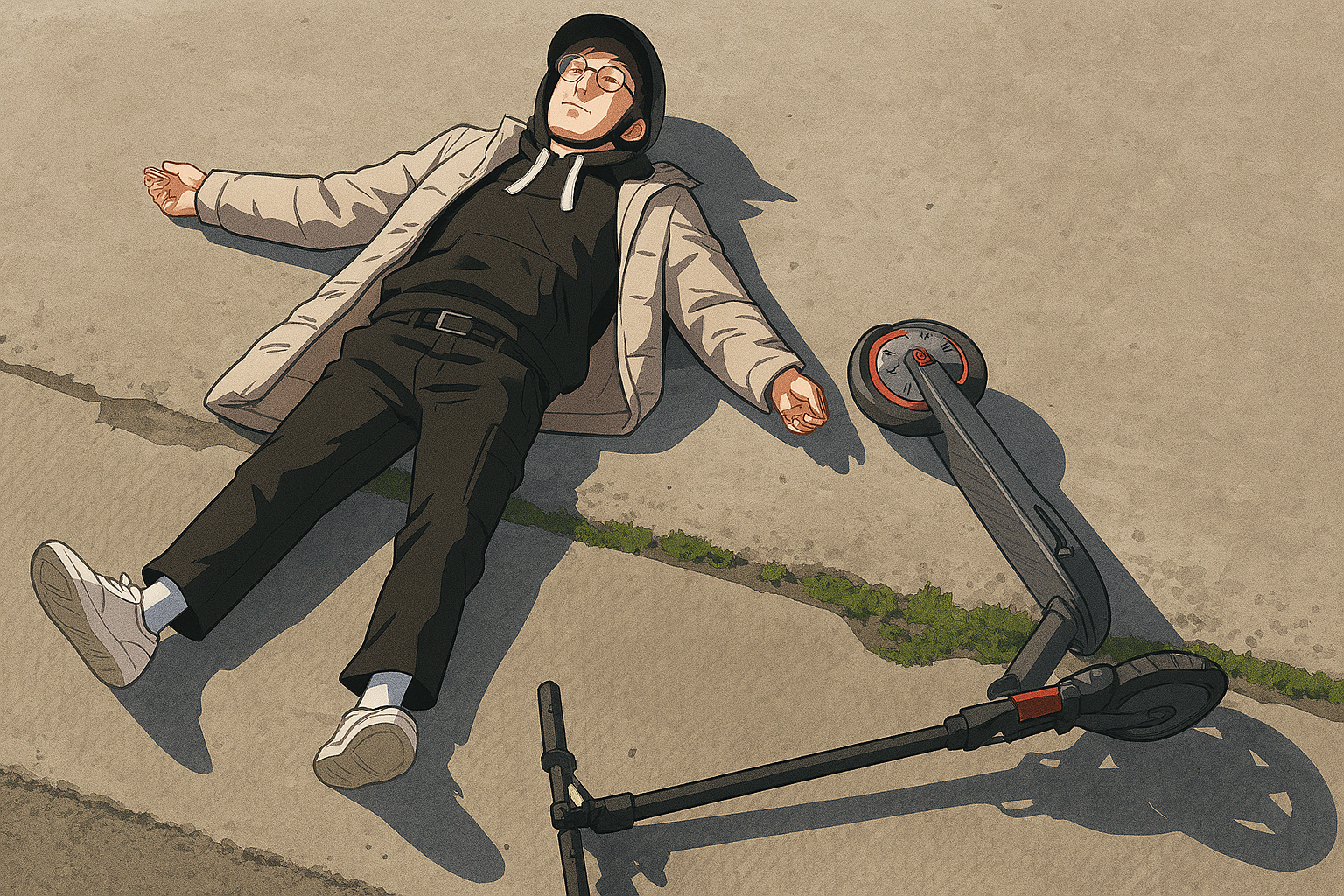 Водитель сбил подростка, ехавшего по дороге на электросамокате. Суды признали виновным водителя