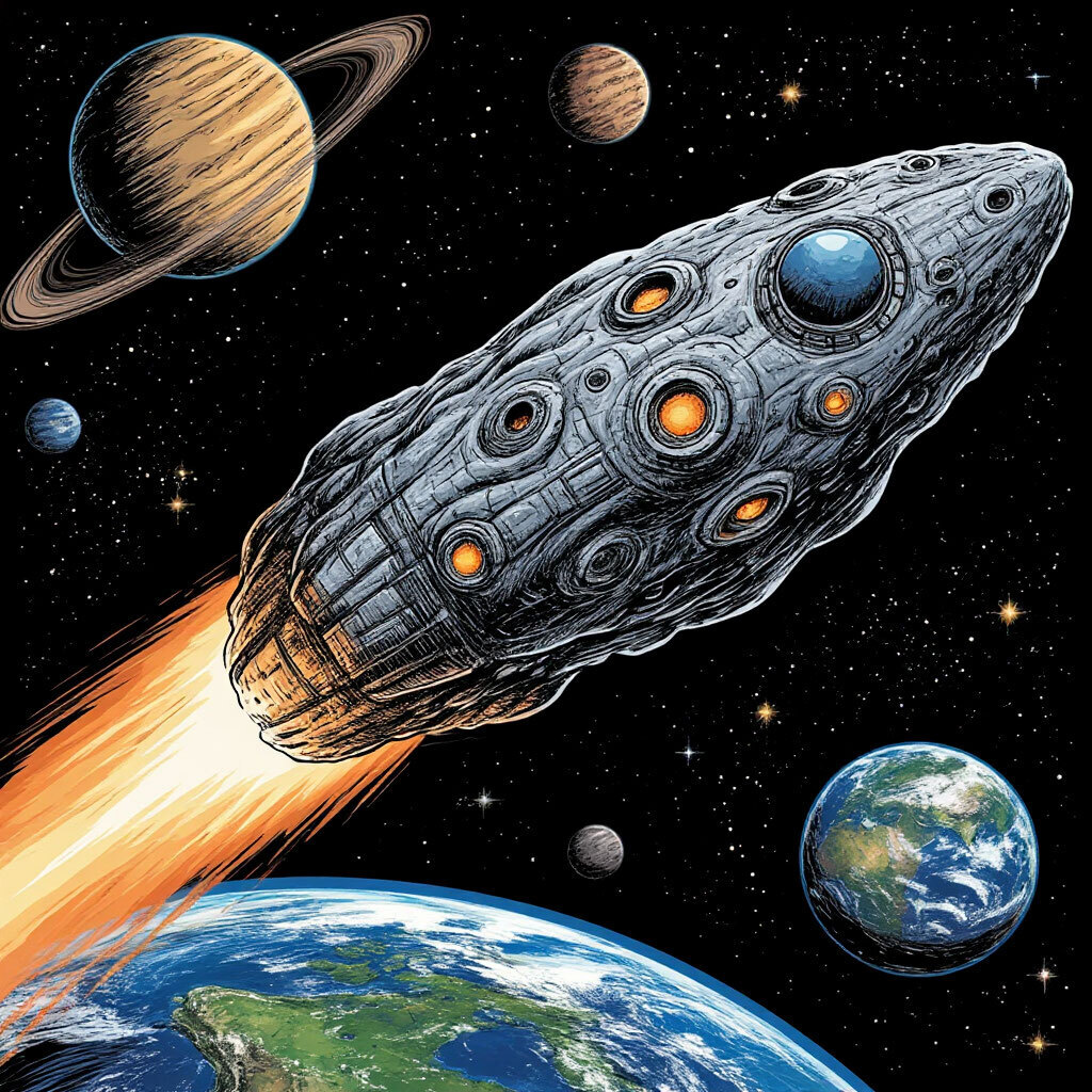 К Земле что-то летит из дальнего космоса. Астероид, комета или инопланетный корабль?