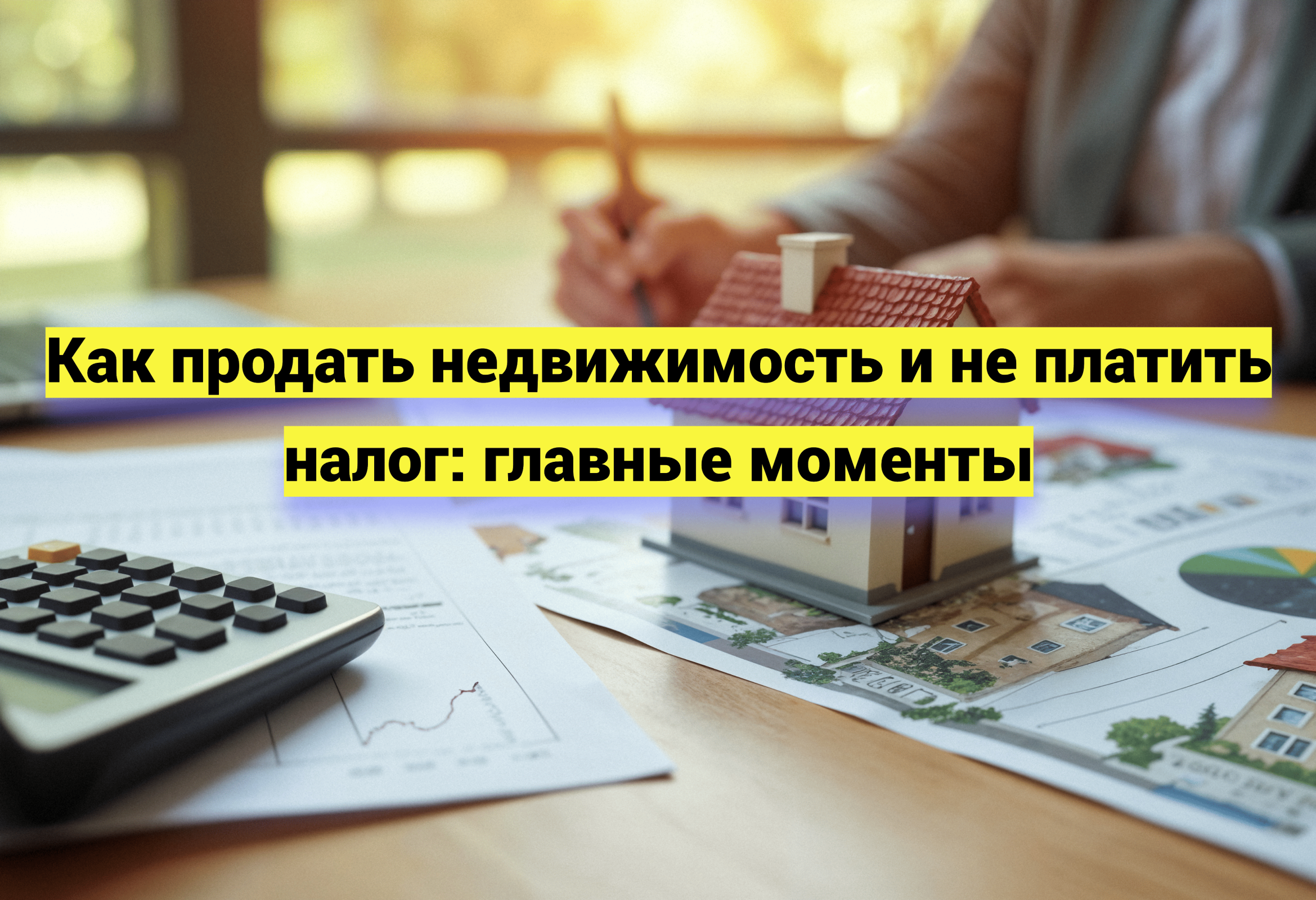 Как продать недвижимость и не платить налог: главные моменты