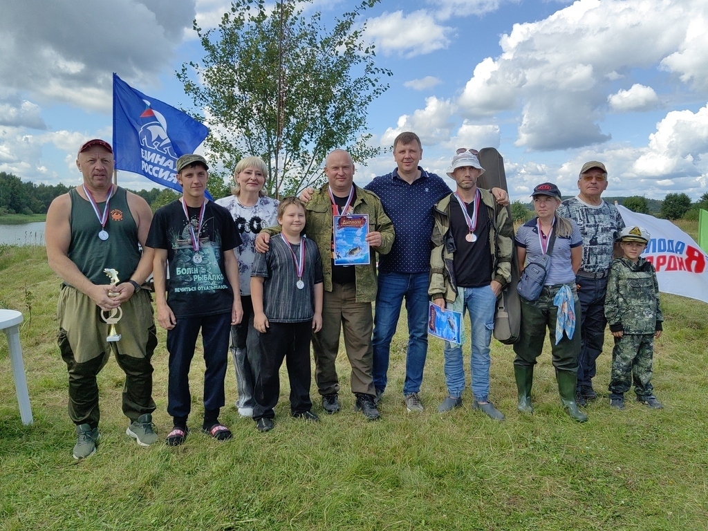 Соревнование по рыбной ловле с. Каспля 2025.