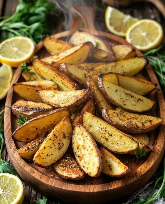 Картофель по деревенски быстрый рецепт с хрустящей корочкой