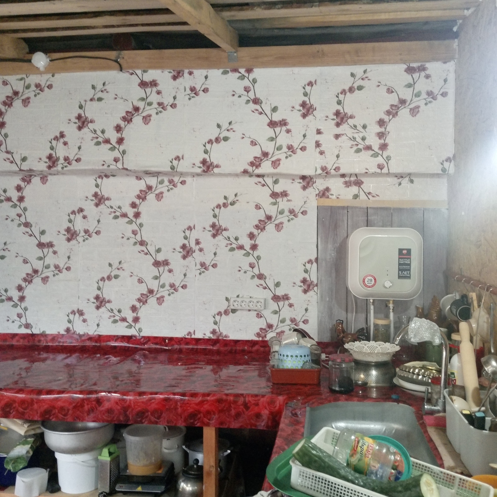 Новые изменения на летней кухне.