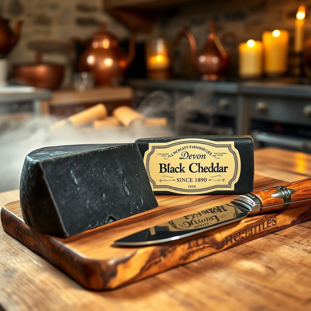 Редкий вид сыра "black cheddar"